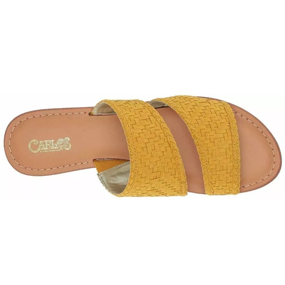 Carlos by Carlos Santana Women's Holly Fabric Open Toe Casual Slide Sandals sz 5 - Picture 5 of 7